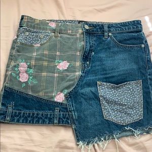 Urban Outfitters BDG Asymmetrical Denim Skirt